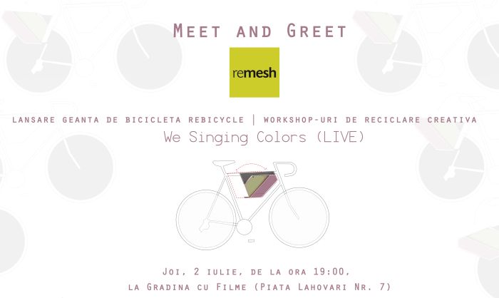 Upcycling & Singing Colors: bicicelete, workshopuri si concerte!